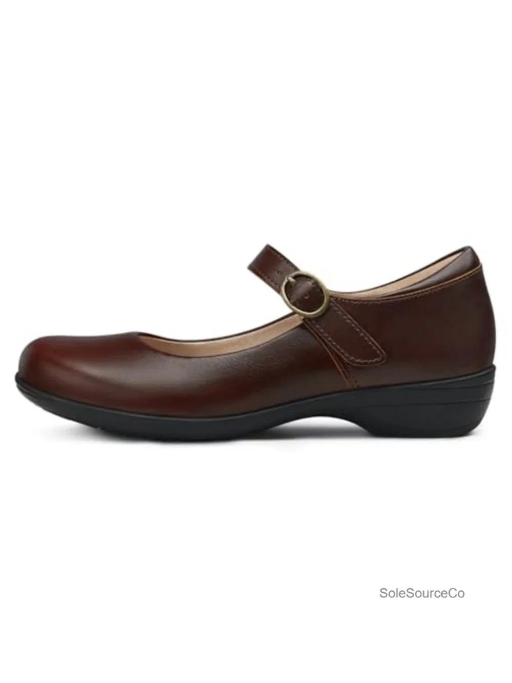 Genuine Leather Women's Mary Jane Flats with Arch Support